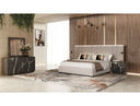 Penrose + Aspen - Modern Beige + Brown Ash 4-Piece Bedroom Set