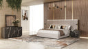 Penrose + Aspen - Modern Beige + Brown Ash 4-Piece Bedroom Set