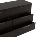 Perez - Modern Dark Burl Dresser, view 6