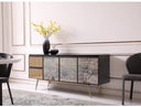 Token Modern Black & Rosegold Buffet