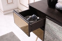 Phelan - Modern Smoked Ash & Brass Buffet