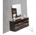 Picasso Italian Modern Grey Lacquer Mirror