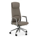 Pickard - Modern Grey Leather Executive Office Chair