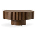 Pierre - Modern Black Ash Small Round Coffee Table