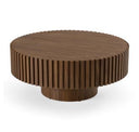 Pierre - Modern Black Ash Small Round Coffee Table