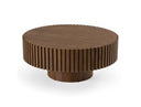 Pierre - Modern Walnut Small Round Coffee Table