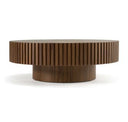 Pierre - Modern Black Ash Small Round Coffee Table
