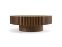 Pierre - Modern Walnut Large Round Coffee Table