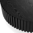 Pierre - Modern Black Ash Round Coffee Table Set
