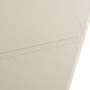 Pilot - Modern Dark Walnut + Beige Leather Desk