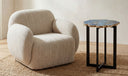 Azul Agate Accent Table Blue