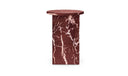 Grace Accent Table Rosso Levante Marble