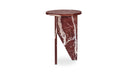 Grace Accent Table Rosso Levante Marble