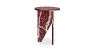 Grace Accent Table Rosso Levante Marble