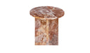 Grace Accent Table Orange Levante Marble