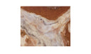 Grace Accent Table Orange Levante Marble