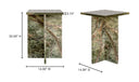 Blair Accent Table Rainforest Green Marble