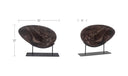 Galen Sculpture Saint Laurent Brown Marble