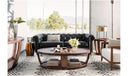 Birmingham Sofa Black Leather