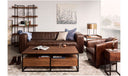 Castle Sofa Dark Brown