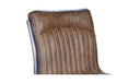 Ansel Dining Chair Grazed Brown Leather - Set Of Two