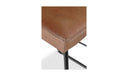 Starlet Counter Stool Open Road Brown Leather - Set Of Two
