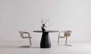 Freeman Chrome Frame Dining Chair Blended Cream - Set Of Two