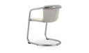 Freeman Chrome Frame Dining Chair Blended Cream - Set Of Two