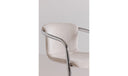 Freeman Chrome Frame Counter Stool Blended Cream - Set Of Two