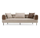 Johnny - Modern Brown Fabric Accent Chair