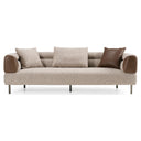 Plume - Modern Brown Fabric Sofa