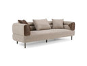 Plume - Modern Brown Fabric Sofa