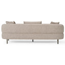 Plume - Modern Brown Fabric Sofa
