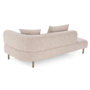 Plume - Modern Brown Fabric Sectional Sofa
