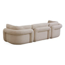 Pompidou 120” Modular Four-Piece Sectional with Ottoman