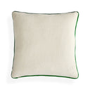 Pompidou Green Quatrefoil Pillow