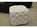 LS301A Eva Modern White Tufted Ottoman