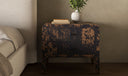 Iris Nightstand Distressed Black
