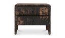 Iris Nightstand Distressed Black