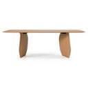 Aneta - Modern Dark Brown Leather + Black Dining Chair
