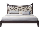 Prism Modern Brown & Beige Bonded Leather Bed