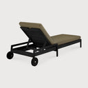 Green Teak Black Jack Outdoor Adjustable Lounger