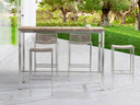 Stone Backless Outdoor Barstool