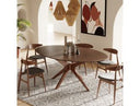 Prospect - Modern Round 59" Walnut Dining Table