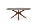 Prospect - Modern Round 59" Walnut Dining Table