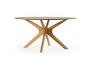 Prospect - Modern Round 59" Natural Oak Dining Table