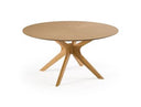Prospect - Modern Round 59" Natural Oak Dining Table