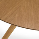 Prospect - Modern Round 47" Natural Oak Dining Table, view 4