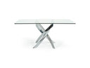 Theresa Modern Round Walnut & Black Table