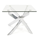Pyrite Modern Glass End Table
